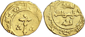 I Normanni. Ruggero II gran conte di Sicilia, 1105-1130 poi re, 1130-1154. Emissioni della minorità, fino al 1112 

Tarì Agrigento?, AV 0,82 g. Entr...