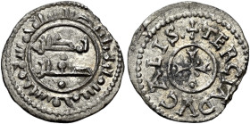 I Normanni. Ruggero II gran conte di Sicilia, 1105-1130 poi re, 1130-1154. Emissioni a nome di ”Ruggero secondo”, dal 1112 

Terzo di ducale Palermo...