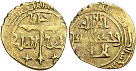 I Normanni. Ruggero II gran conte di Sicilia, 1105-1130 poi re, 1130-1154. Emissioni a nome di ”Ruggero secondo”, dal 1112 

Tarì zecca incerta, AV ...
