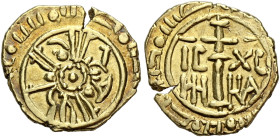 I Normanni. Ruggero II gran conte di Sicilia, 1105-1130 poi re, 1130-1154. Emissioni a nome di ”Ruggero secondo”, dal 1112 

Tarì Palermo, AV 1,40 g...