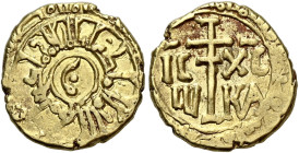 I Normanni. Guglielmo I re di Sicilia, 1154-1166. 

Tarì Messina, AV 1,54 g. In centro segno a forma di ” G ” (probabile lettera araba ” sin ” entro...