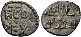 I Normanni. Tancredi re di Sicilia, 1190-1194. 

Sesto di Tercenario Palermo, AR 0,30 g. Entro giro perlinato, su due righe ”ACD' . REX.” Rv. Entro ...