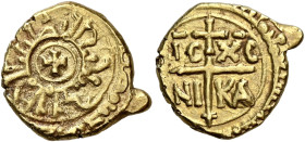 I Normanni. Tancredi re di Sicilia, 1190-1194. 

Tarì Palermo o Messina, AV 1,84 g. In centro, croce greca con un globetto in ciascuno degli angoli;...