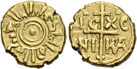 I Normanni. Guglielmo III re di Sicilia, febbraio – novembre 1194. 

Tarì Palermo o Messina, AV 1,72 g. In centro, globetto entro doppio cerchio lin...