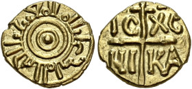 I Normanni. Guglielmo III re di Sicilia, febbraio – novembre 1194. 

Tarì Palermo o Messina, AV 1,03 g. In centro, globetto entro doppio cerchio lin...