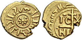 I Normanni. Guglielmo III re di Sicilia, febbraio – novembre 1194. 

Tarì Palermo, AV 1,46 g. In centro, stella a otto raggi entro cerchio lineare; ...