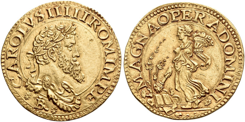 § Napoli. Carlo d’Asburgo, re di Spagna, Napoli etc. 1516-1554, V come imperator...