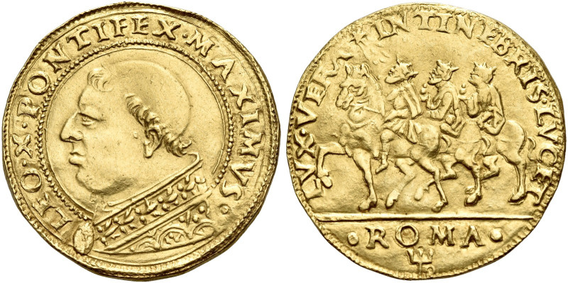 § Roma. Leone X (Giovanni de’Medici), 1513-1521

Da 2 ducati papali e mezzo, A...
