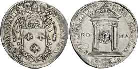 Roma. Urbano VIII (Maffeo Barberini), 1623-1644 

Testone del Giubileo 1625 anno II, AR 9,47 g. VRBANVS VIII – PON MAX A II Stemma sormontato da tri...