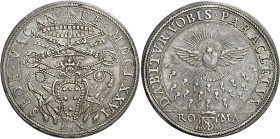 Roma. Sede Vacante (Camerlengo card. Paluzzo Paluzzi Altieri), 1676 

Piastra 1676, AR 31,93 g. SEDE VACAN – TE MDCLXXVI Stemma del camerlengo, cari...