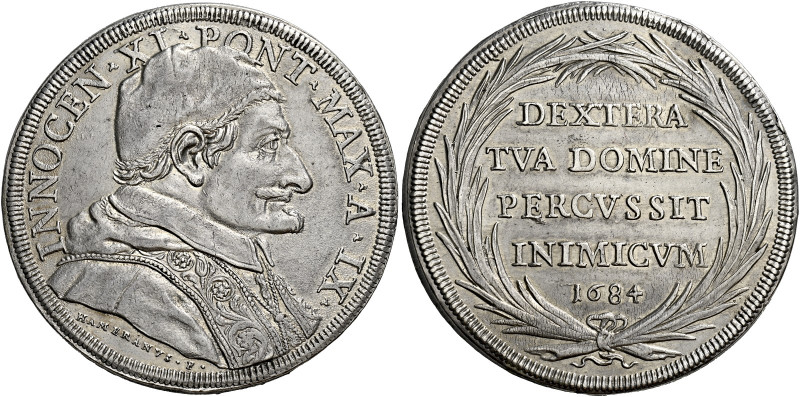 Roma. Innocenzo XI (Benedetto Odescalchi), 1676-1689 

Piastra anno IX/1684, A...