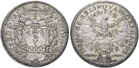 Roma. Sede Vacante (Camerlengo card. Giovan Battista Spinola), 1700 

Piastra del Giubileo 1700, AR 31,96 g. SEDE VACA – NTE MDCC Stemma del camerle...