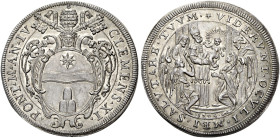 Roma. Clemente XI (Gianfrancesco Albani), 1700-1721 

Piastra anno IV/1704, AR 32,11 g. CLEMENS XI – PONT M AN IV Stemma sormontato da triregno e ch...