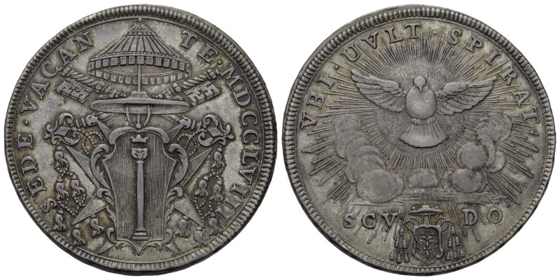 Roma. Sede Vacante (Camerlengo card. Girolamo Colonna), 1758

Scudo 1758, AR 2...
