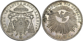 Roma. Sede Vacante (Camerlengo card. Tommaso Riario Sforza), 1846.

Scudo 1846, AR. Pagani 302. MIR 3114/1.
Spl

Ex asta Varesi 33, 2000, 871.