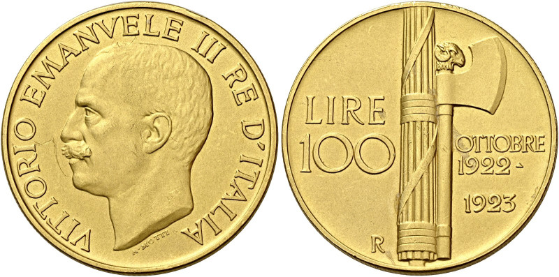Savoia. Vittorio Emanuele III re d'Italia, 1900-1946

Da 100 lire 1923, AV. Pa...