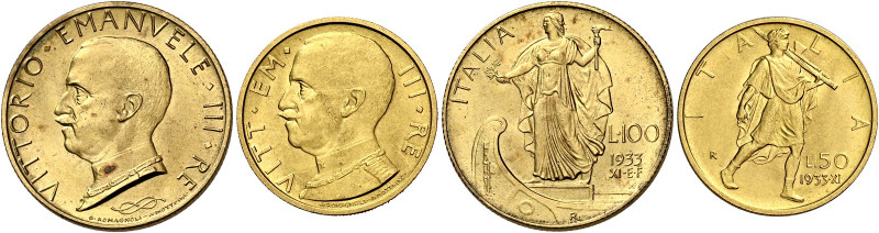 Savoia. Vittorio Emanuele III re d'Italia, 1900-1946 

Da 100 e 50 lire 1933/X...