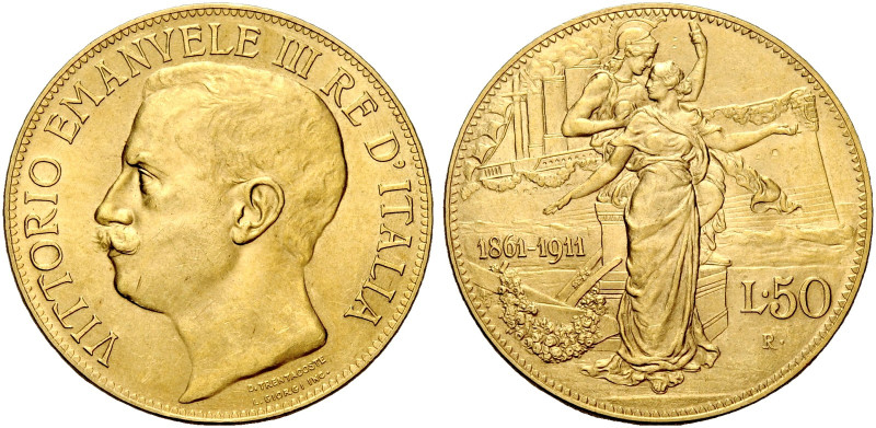 Savoia. Vittorio Emanuele III re d'Italia, 1900-1946 

Da 50 lire 1911, AV. Ci...