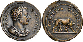 ⬧ Venezia. Francesco Querini poeta e soldato, †1563

Medaglia Æ 30,10 g. Ø 37 mm. Opus: Giovanni da Cavino. FRANC – QVIRINVS Busto drappeggiato a d....