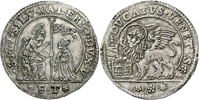 Venezia. Silvestro Valier, 1694-1700 

Ducato, AR 22,73 g. S M V SILVESTER VAL...
