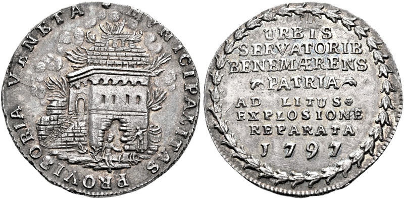 § Venezia. Municipalità provvisoria, 1797

Osella o medaglia detta del Lido 17...