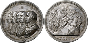 Germania. Federico Guglielmo III, 1797-1840 

Medaglia 1801, AR 69,86 g. Ø 56 mm Opus: F. W. Loos. Per la commemorazione del 100° anniversario del R...