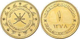 Oman. Sai’d bin Taimur, 1932-1970 

Saidi rial 1959. Friedberg –.
q.Fdc

Ex asta Varesi 36, 2001, 682.