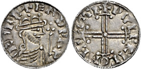 Regno Unito. Edoardo il Confessore, 1042-1066 

Penny 1059-1062, AR 1,27 g. Spink 1182.
Raro. Bella patina di medagliere, Spl

Ex asta Stack’s 22...