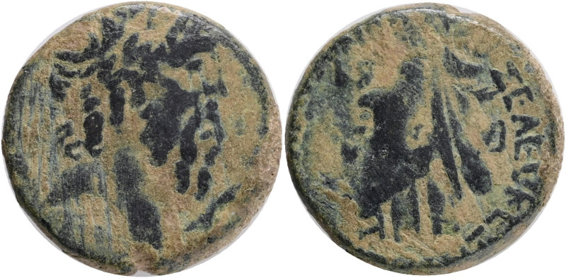 SYRIA, Seleucis and Pieria. Seleucia Pieria. 1st century BC. Ae Laureate head of...