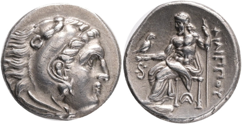 KINGS of MACEDON.Philip III.(323-317 BC).Lampsakos.Drachm.Obv : Head of Herakles...