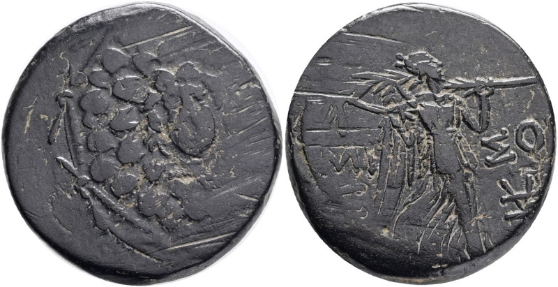 Pontos, Amisos. Mithradates VI (120-63 BC) AE local civic issue under Mithradate...