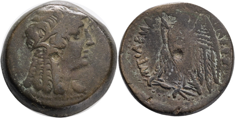Ptolemaic Kings of Egypt, Ptolemy V Epiphanes. 204-180 BC. Æ. Head of Isis right...