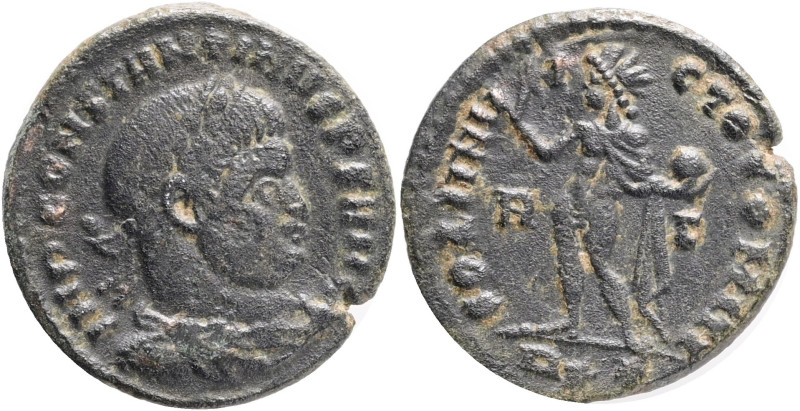 CONSTANTINE I. 307-337 AD. Æ Follis .Obv.: CONSTANTINVS P F AVG, laureate and cu...