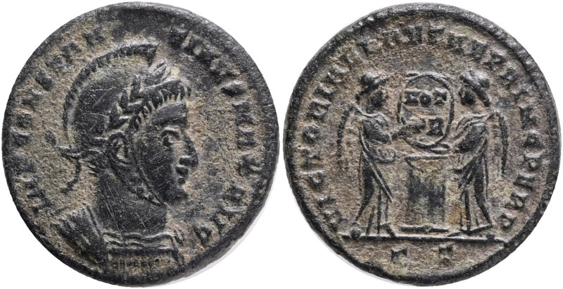 CONSTANTINE I. 307-337 AD. Follis. 318-319 AD. Ticinum.Obv.:IMP CONSTANTINVS MAX...