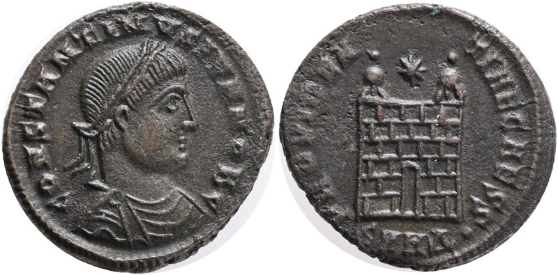 CONSTANTINUS II, 324-337 AD. Æ Follis Arles mint. Struck 324-325 , AD. FL IVL CO...