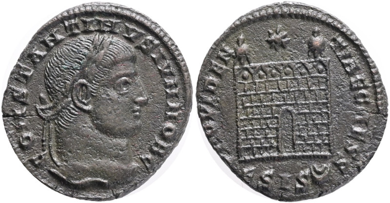 Constantinus II.-337-340 Follis mint Siscia ESIS, 5 Officina 326/327 Av.: CONSTA...