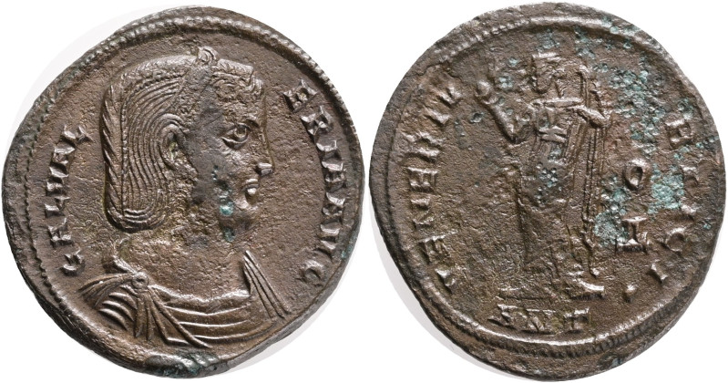 Galeria Valeria Æ Nummus. Antioch, AD 310-311. ,Obv.:GAL VALERIA AVG, diademed d...