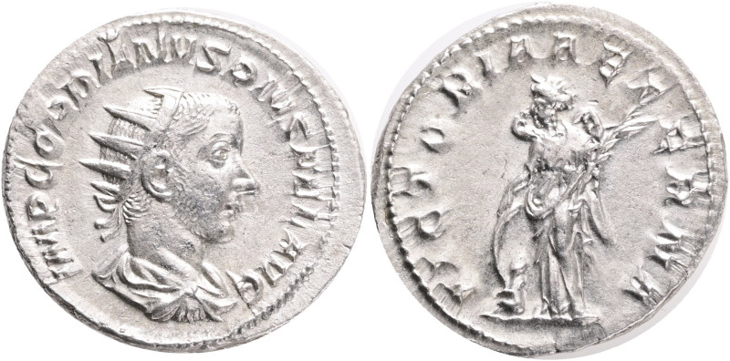 GORDIAN III. 238-244 AD. Antoninianus. Rome.Obv : IMP GORDIANVS PIVS FEL AVG.Rad...