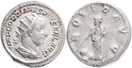GORDIAN III. 238-244 AD Antoninian , Roma, PROVID AVG, RIC#148 Billon Ag. 4,81g irregular mint Roma
XF+