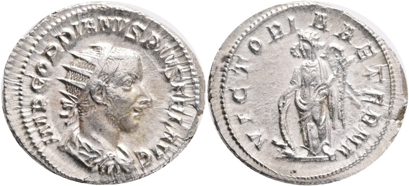 GORDIAN III.(238-244).Rome.Antoninianus.Obv : IMP GORDIANVS PIVS FEL AVG.Radiate...