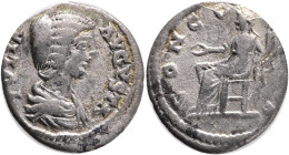 Julia Domna 196-211 CE, Denarius RIC 637 Silver 2,23g 16 mm mint Roma
VF