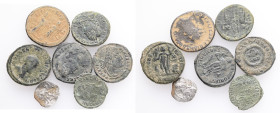 Lot 7 coins Antika Roman Empire cooper , bronz not cleaned
VF
