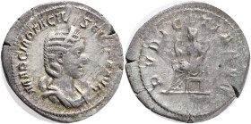 Otacilia Severa Augusta, 244-249 AD. wife PHILIP II., Antoninian 245, mint Rome, Obv.: MARCIA OTACIL - SEVERA AVG. Diademed and draped bust of Otacili...