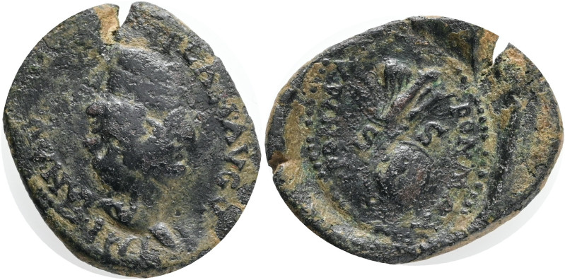Vespasian Æ Semis. Ephesos mint(?), AD 77-78.Obv.: IMP CAESAR VESPASIAN AVGVST, ...