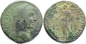Roman Provincial Coins, MOESIA INFERIOR, Nicopolis ad Istrum. Elagabalus. AD 218-222.Obv: ΑΥΤ Κ Μ ΑΥΡ ΑΝΤΩΝΕΙΝΟϹ; laureate head of Elagabalus, right.R...