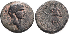 Bithynia, Prusa ad Olympum. Trajan. A.D. 98-117.,Obv.:ΑΥ ΝΕΡ ΤΡΑΙΑΝ-ΟС ΚΑΙ С Γ Δ (or similar, somewhat weakly struck), laureate head of Trajan right,R...