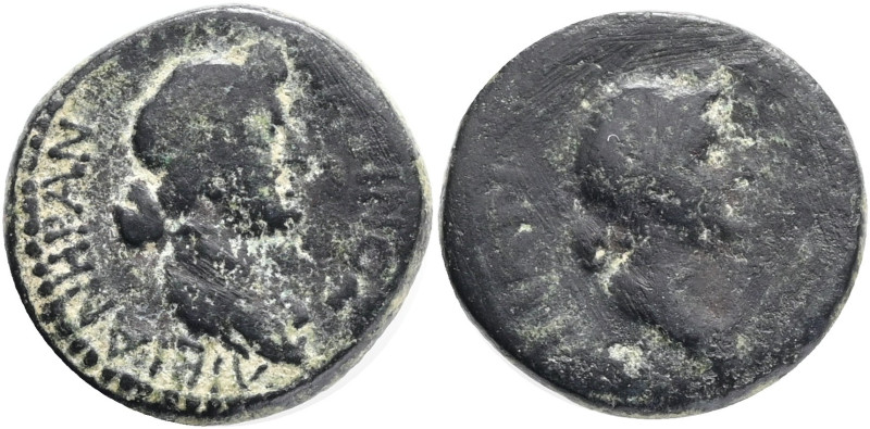 MYSIA. Pergamum. Livia & Julia (Wife and Daughter of Augustus).(Circa 10-2 BC). ...