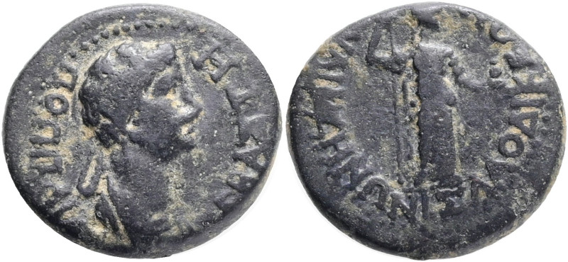 PHRYGIA. Laodicea ad Lycum. Poppaea (Augusta, 62-65). Ae. Ioulia Zenonis.Obv: ΠΟ...