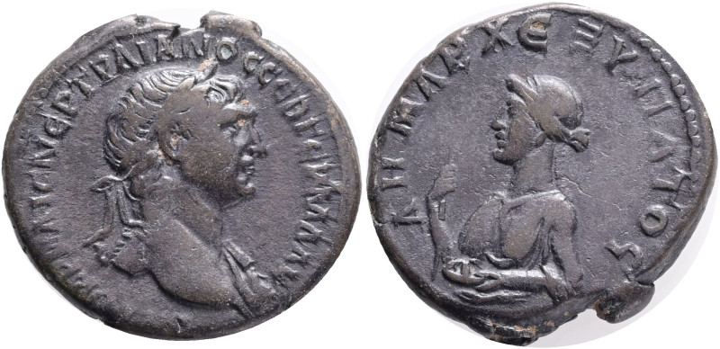 CAPPADOCIA. Caesarea. Trajan.(98-117). Didrachm.Obv : ΑΥΤΟΚΡ ΚΑΙС ΝЄΡ ΤΡΑΙΑΝΟС С...