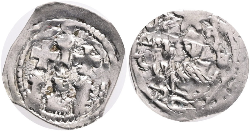 Austria EBERHARD II 1 Pfennig 1200-1246 NM Pettau , obverse bishop portrait, han...